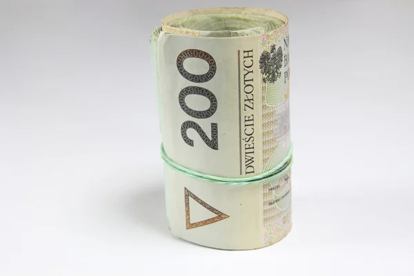 Pools geld - Poolse zloty — Stockfoto