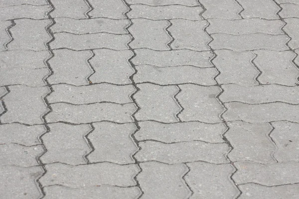 Pavement with cobblestones and bricks — Stock Photo, Image