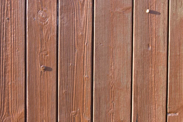 Fence with brown boards — Stock Photo, Image