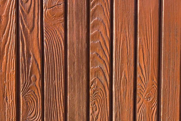 Fence with brown boards — Stock Photo, Image