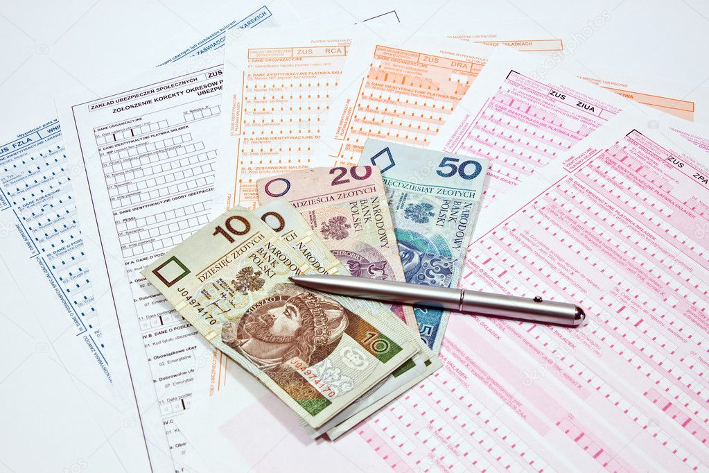 Tax sheets in Poland - PIT, ZUS