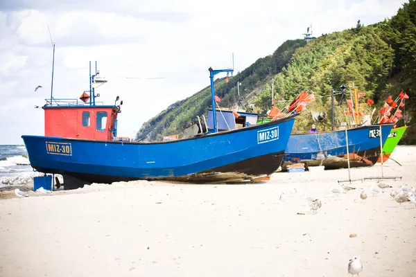 Fishing boat on the Baltic sea — Stock Photo, Image