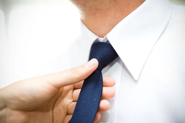 Cravat with a man's suit — Stock Photo, Image