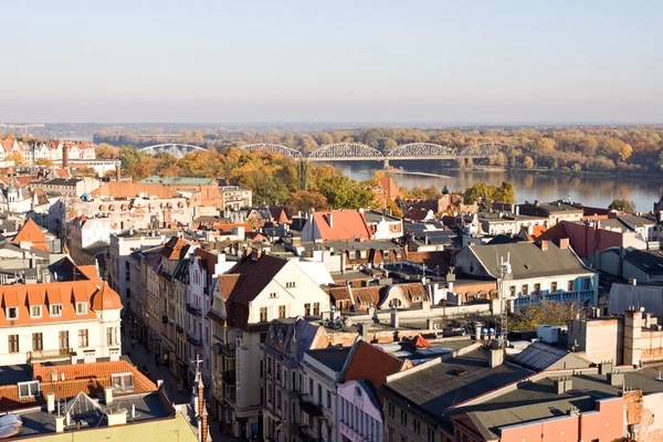 Panoráma a város-Torun, Lengyelország — Stock Fotó