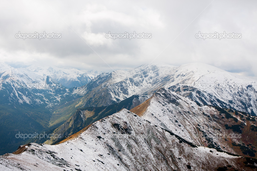 Tatry Mountains in winter
