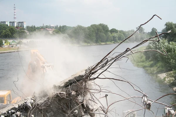 Lavori di costruzione e demolizione — Foto Stock