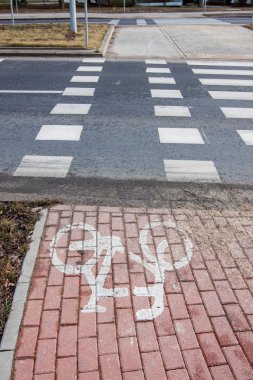 Bisiklet yolu - bir işaret