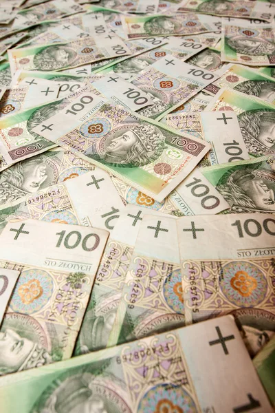 Polish money - 100 zloty PLN — Stock Photo, Image