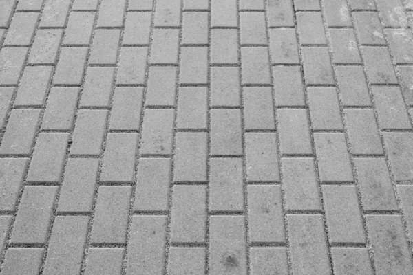 Sidewalk pavement in shades of gray colors — Stock Photo, Image