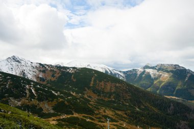 karla kaplı Kış - Polonya tatras dağlar