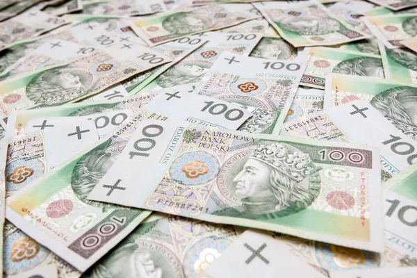 Polska pengar som en framgång i affärer — Stockfoto