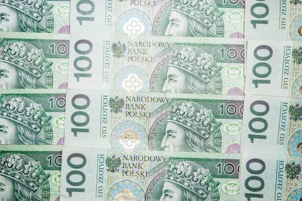 Polish money as a success in business — Stock Photo, Image