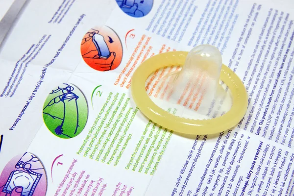 Condoms as a concept of security and health — Stock Photo, Image