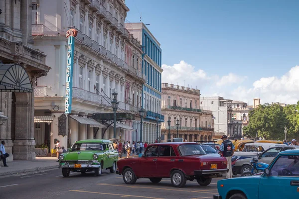 Avana Cuba Marzo 2010 Hotel Inglaterra Sul Paseo Marti Nel — Foto Stock