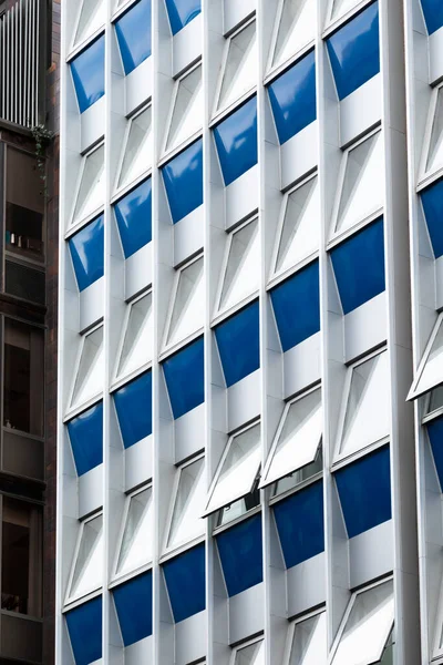 Office Building Roger Lluria Street All Windows Same Shows Striking — Stock Photo, Image