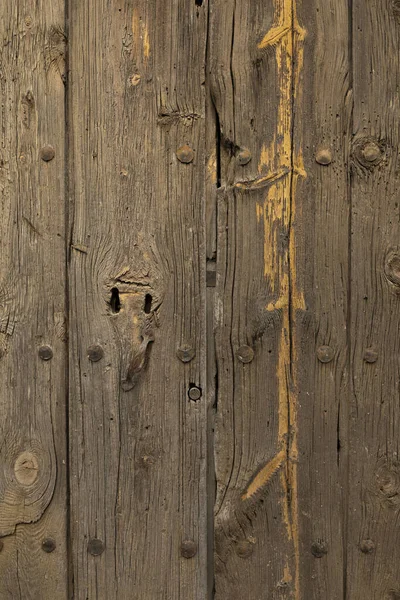 Background Texture Old Worn Wooden Door Village Luna Region Cinco — Stock Photo, Image