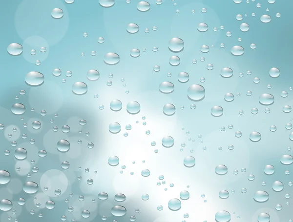 Gotas de agua — Vector de stock