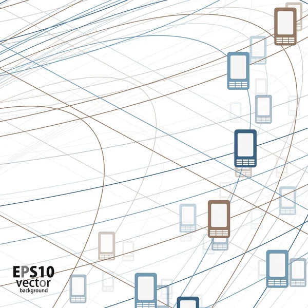 Telefon-Hintergrund — Stockvektor