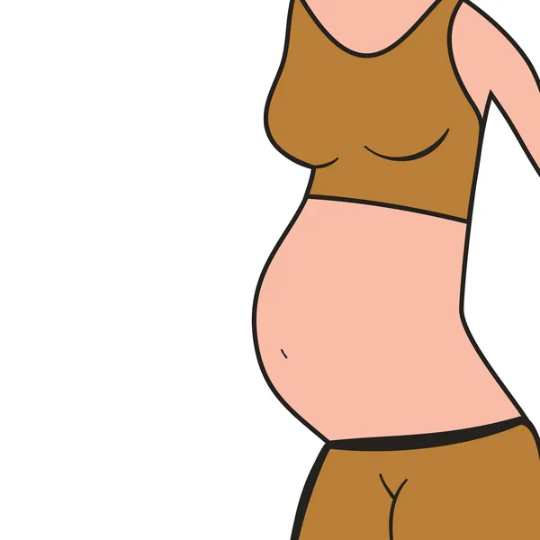 Zwangere vrouwen — Stockvector