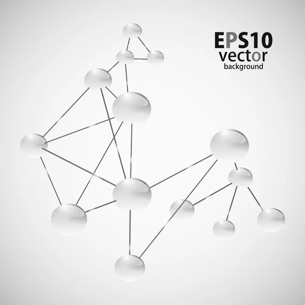 Molekula, vektor — Stockový vektor