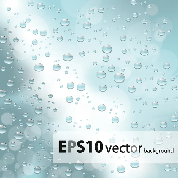 Waterdruppels — Stockvector