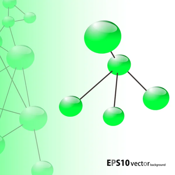 Molecuul, vector — Stockvector