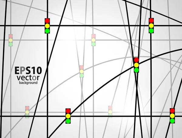 Trafikklys bakgrunn – stockvektor