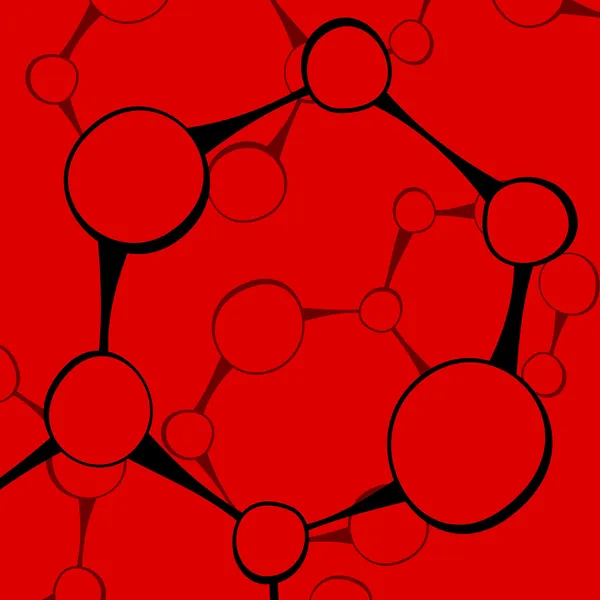 Primer plano del ADN — Vector de stock