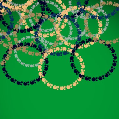 Soyut çember arkaplanı