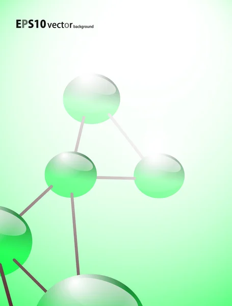 Symbole de molécule — Image vectorielle
