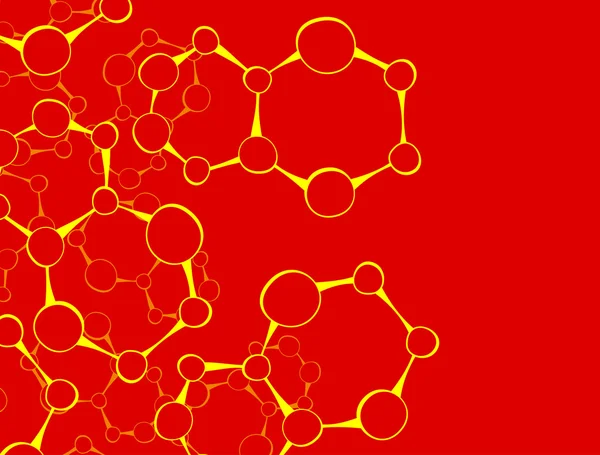 Fondo molecular — Archivo Imágenes Vectoriales