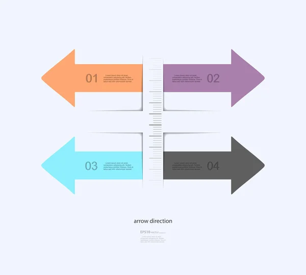 Pijl achtergrond — Stockvector