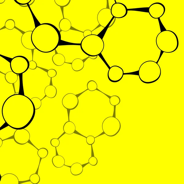 Primer plano del ADN — Vector de stock