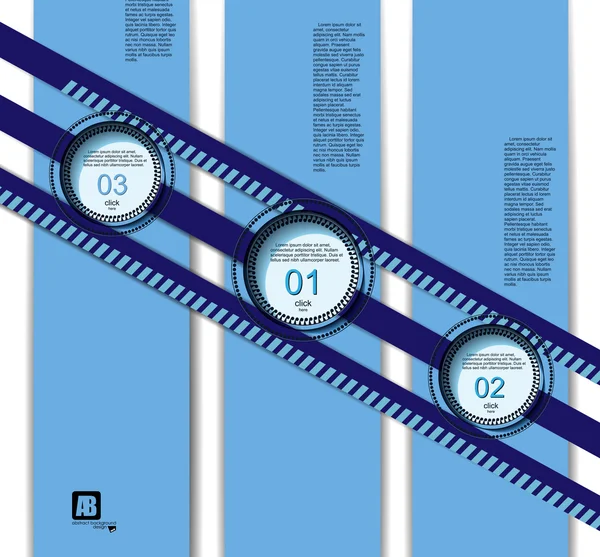 Informação azul design —  Vetores de Stock