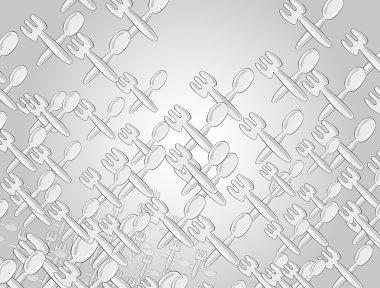 Bıçak, çatal ve kaşık.