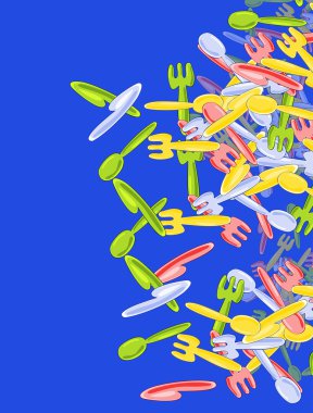 Bıçak, çatal ve kaşık.