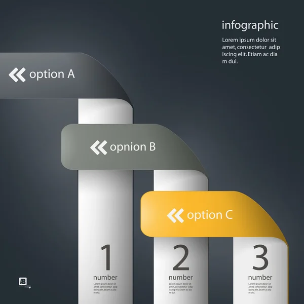 Schaal voor informatie — Stockvector