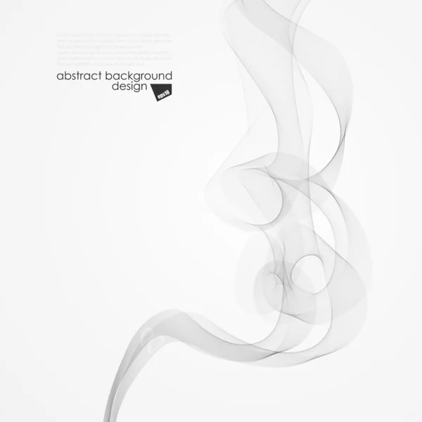 Fumée abstraite . — Image vectorielle