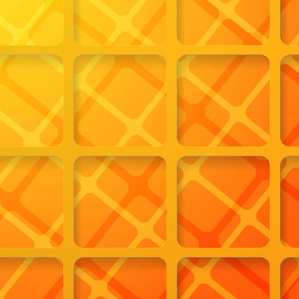 Orange square pattern — Stock Vector