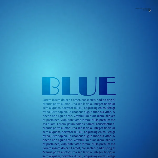 Blauer Hintergrund — Stockvektor