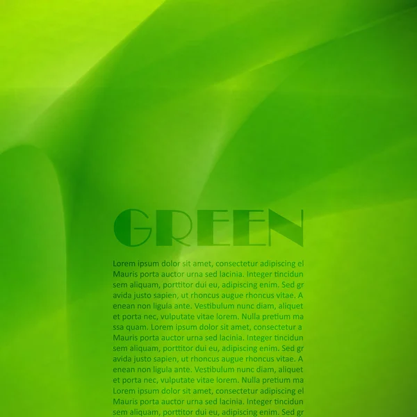 Groene achtergrond. — Stockvector