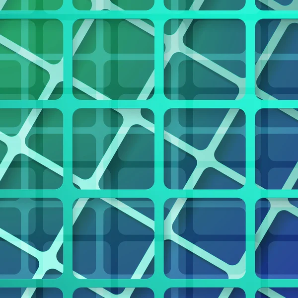 Blue square pattern — Stok Vektör