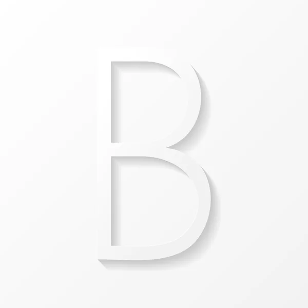 Písmeno b — Stockový vektor