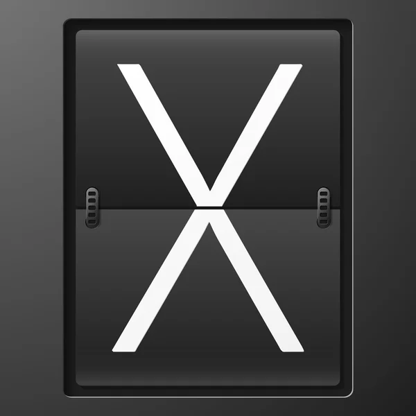 Буква X — стоковый вектор