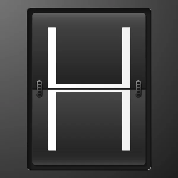 Lettre H — Image vectorielle