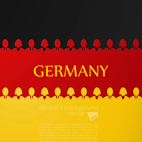 German - Germany flag — Stock Vector