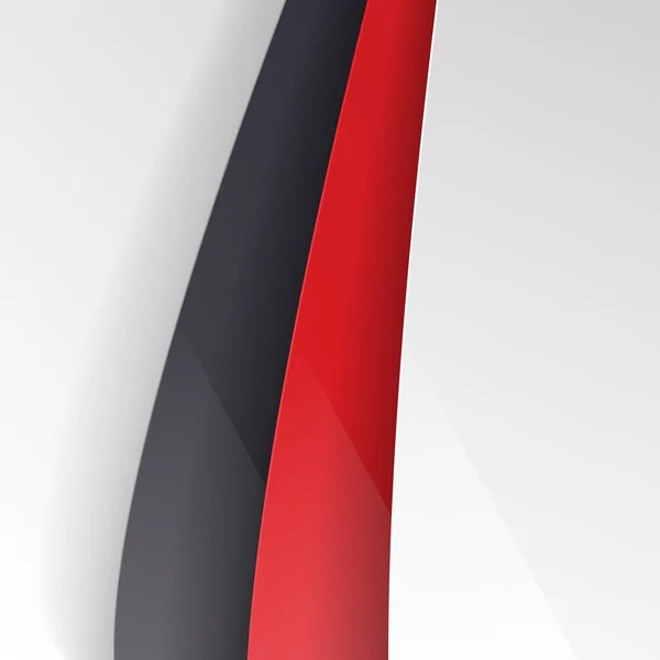 Rode en zwarte lijnen — Stockvector