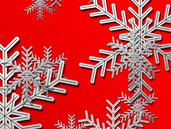 Flocon de neige Noël — Image vectorielle