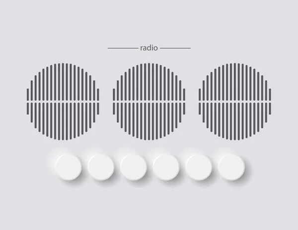 Radyo kanalları — Stok Vektör