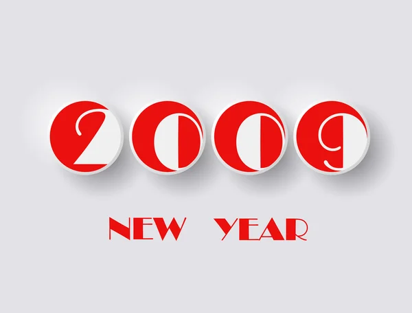 New Year Concept — Stock Vector